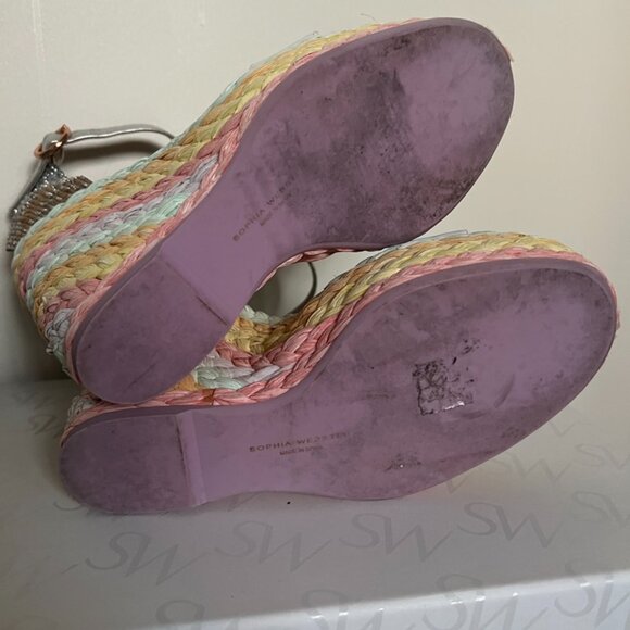 Sophia Webster Women's Lucita Platform Wedge Espadrille Sandals - Picture 5 of 5